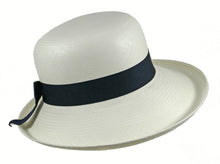 Load image into Gallery viewer, WSC51 Panama Sun Hat in White/Navy
