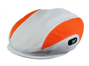Daytona Golf Cap in White-Orange