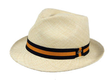Load image into Gallery viewer, Henley Panama Trilby in Natural/Orange
