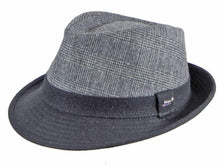 Load image into Gallery viewer, Buick Check Trilby in Charcoal
