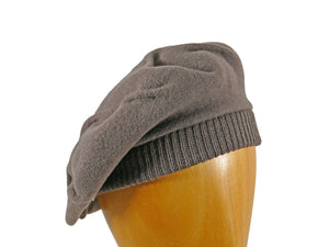 WSC06 Tucked Beret in Taupe