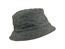Load image into Gallery viewer, WSC16 Quilted Wax Bucket Hat in Black/Tan
