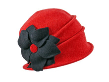 Load image into Gallery viewer, WSC26 Wool Cloche in Flame
