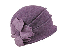 Load image into Gallery viewer, WSC26 Wool Cloche in Wine
