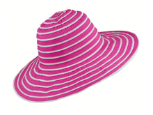 Load image into Gallery viewer, WSC37 Ribbon and Rio Sun Hat in Fuschia
