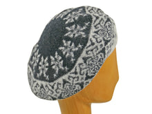 Load image into Gallery viewer, WSC42 Printed Beret in Black/Zinc
