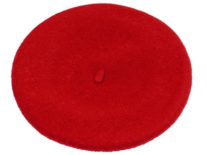 WSC500 Wool Beret in Red
