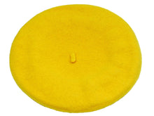 Load image into Gallery viewer, WSC500 Wool Beret in Sunflower
