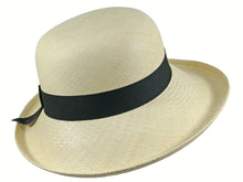 Load image into Gallery viewer, WSC51 Panama Sun Hat in Natural/Black
