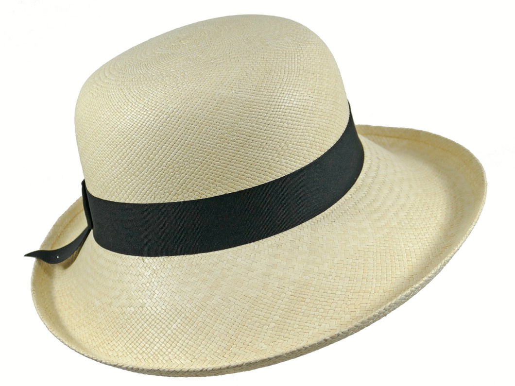 WSC51 Panama Sun Hat in Natural/Black