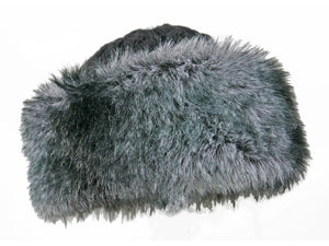 WSK04 Cable Knit/Faux Fur Cossack in Storm
