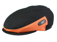Load image into Gallery viewer, Zephyr Golf Cap in Black/Orange
