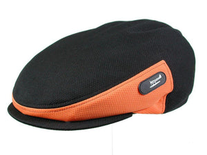 Zephyr Golf Cap in Black/Orange