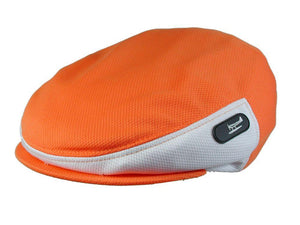Zephyr Golf Cap in Orange/White